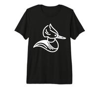 Barnacla Line Art Observador de Aves Camiseta Premium