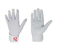 Barnett BBG-01 - Guantes de bateo de béisbol blanco blanco Talla:large