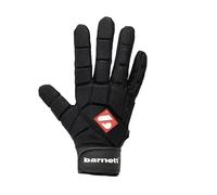 BARNETT FKG-03 Guantes de fútbol Americano de Alto Nivel, Linebacker, LB,RB,TE, Negro (2XL)