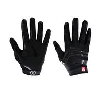 BARNETT FRG-03 - Guantes de Receptor de fútbol Americano, Color Negro (Talla XL)