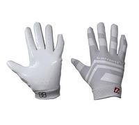 BARNETT FRG-03 Junior Receiver - Guantes de fútbol (RE, DB, RB), Color Blanco (L)