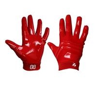 BARNETT FRG-03 Rojo (M) Guantes de Fútbol Americano de Pro Receptor, RE,DB,RB