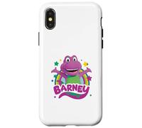Barney el dinosaurio Arco Iris Starburst Carcasa para iPhone X/XS