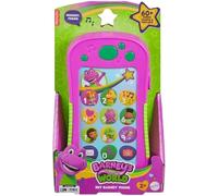 Barney 's World Juguete para niños - Teléfono Hey música, Luces y Frases para niños 2+, versión multilingüe: inglés, Italiano, francés, alemán y holandés, JGT55
