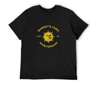 Barney'S Farm Amsterdam Mens T-Shirt Unisex Graphic Black tee Shirt M