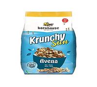 Barnhouse Krunchy Sun | Muesli Cereales De Avena | Ecológico | Vegetariano | Vegano, 375 Gramo