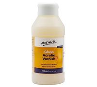 Barniz Acrílico Brillante Mont Marte Signature 250ml, Barniz Acrílico, Sella y Protege las Obras de Arte del Polvo, la Luz, Barniz de Acabado de Archivo, Seca Transparente