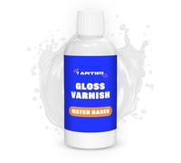 Barniz Acrilico Brillante Transparente 250 ml - Gloss Varnish para Superficies Pintadas con Acrilico | Lacquer Manualidades para Cuadros Acrilicos, Arcilla, Piedra, Madera | Barniz al Agua Incoloro