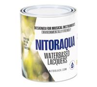 Barniz al Agua para Instrumentos Musicales, Laca Transparente Base Agua, 750 ml, Sin Olor, No Tóxico, Compatible con Pistola y Brocha - NITORLACK