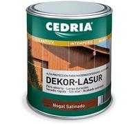 Barniz Caoba Protector Cedria para la madera de exterior al agua frente a las radiaciones solares y la humedad. - 750 ml -