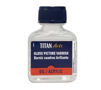TITAN ARTS - BARNIZ CUADROS BRILLANTE TITAN 100 ML