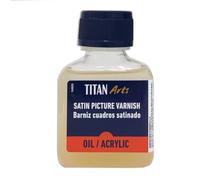 TITAN ARTS - BARNIZ CUADROS SATINADO TITAN 100 ML