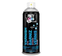 Barniz spray PINTYPLUS ART & CRAFT 520cc Satinado AGUA