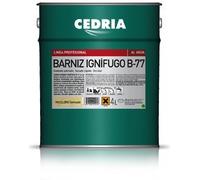 Barniz Ignífugo B-77 Cedria protector fuego madera 20 litros