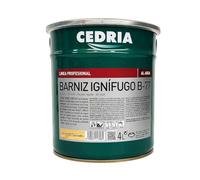 Barniz Ignífugo B-77 Cedria protector fuego madera 4 litros