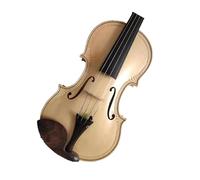 Barniz para violín 4/4 parte trasera de arce flameado europeo macizo tapa de abeto tallada a mano