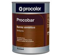 BARNIZ SINTÉTICO PROCOBAR BRILLANTE CASTAÑO 0,75 L