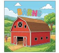 Barns Coloring Book