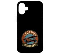 Barnstormer Vintage Stunt Pilot Retro Biplano Aviación Regalo Carcasa para iPhone 16 Plus