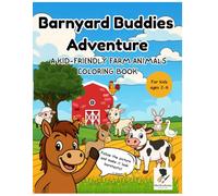 Barnyard Buddies Adventure: A Kid-Friendly Farm Animals Coloring Book for Ages 2-6:: Easy Coloring Activity | 20+ Fun & Simple Pages by Miss ... Sided Print | 8.5x11 in. |Great for Markers