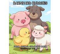 Barnyard Buddies Farm Animal Coloring Book for Kids: Fun Coloring Pages with Animals for Children Ages 2 to 7