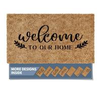 Barnyard Designs Felpudo Antideslizante para Interiores y Exteriores, tapete de Bienvenida para Puerta Delantera para Entrada Exterior de Porche, decoración de casa de Campo, 76 x 43 cm