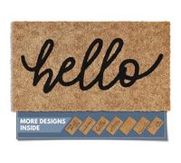 Barnyard Designs Felpudo 'Hello', Alfombra Antideslizante para Interiores y Exteriores, tapete de Bienvenida para Entrada Exterior de Porche, decoración de casa de Campo, 76 x 43 cm