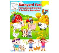 Barnyard Fun: Farm Animal Coloring & Activity Adventure