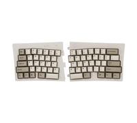 BAROCCOMiSTEL MD600 Alpha BT Rhino - Teclado mecánico ergonómico TKL, diseño 60% Split-Alice, tecla PBT de doble disparo (transparente), Bluetooth 5.0, compatible con Mac/Windows OS