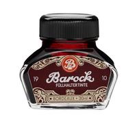 Barock 1910 Bordeaux Tinta de Escritura, Tinta de Escritura para Plumas Estilográficas, Picos de Vidrio, Bolígrafos Rollerball, Tinta de Pluma Estilográfica en Botella de Tinta, 30 ml, Rojo