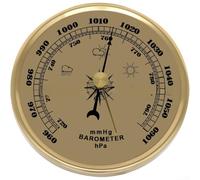 Barómetro analógico de pared 70 mm estación meteorológica | Medición precisa 960-1060 para hpa, observación meteorológica fiable, pantalla analógica, para el hogar