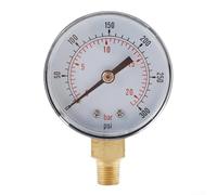 Barómetro y medidor de presión para diagnósticos del sistema de agua, controles de presión HVAC y evaluación de nivel de vacío (TS-Y508-300psi)