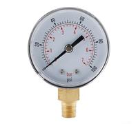 Barómetro y medidor de presión para diagnósticos del sistema de agua, controles de presión HVAC y evaluación de nivel de vacío (TS-Y508-100psi)