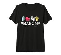 Baron Nombre de Perro Personalizado Baron Pet Lover Camiseta Premium