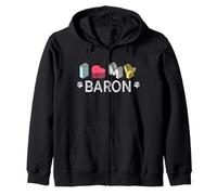 Baron Nombre de Perro Personalizado Baron Pet Lover Sudadera con Capucha