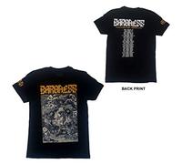 Baroness - T-Shirt # S Unisex Black # Gold & Grey Dateback