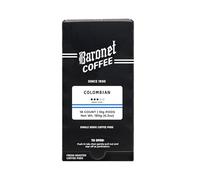 Baronet Coffee 100% Colombian Coffee Pods Box, 54 Count