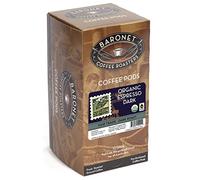 Baronet Coffee Single Fair Trade Organic Espresso ESE Pods, 54 Count