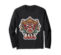 Barong Mascarilla Bali Indonesia Suvenir Mitología Colroful Manga Larga