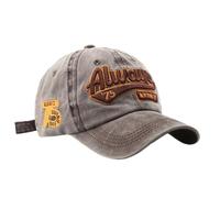 BaronHong Always 75 New York City - Gorra de béisbol bordada ajustable para papá, café, M