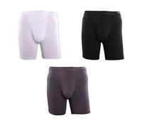 BaronHong - Calzoncillos bóxer de Rendimiento para Hombre de 9.0 in, Ropa Interior Deportiva atlética, Pierna Larga, Secado Fresco (Paquete de 3 (A), 7XL)