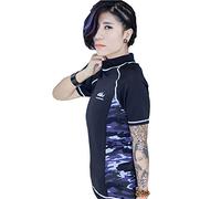 BaronHong Camo Chest Binder Traje de baño de Secado rápido Top + Pantalones para Tomboy Trans Lesbian (Camuflaje, M)