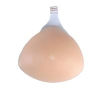 BaronHong Formas mamarias de silicona Mastectomía Prótesis Sujetador Tetas falsas portátiles para cosplay CrossDresser Triángulo 1 pieza (nude, 1200g-G)