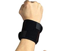 BaronHong Las muñequeras muñequeras de muelles Profesionales previenen el esguince de la muñeca (Negro, M)