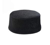 BaronHong Sombrero de rezo musulmán Men's Velvet Warm (Negro, 60)