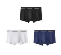 BaronHong Tomoy Trans Lesbian Algodón Modal Boxer Deportivo Ropa Interior Delicada Transpirable Monocolor, Paquete de 3 (A), M