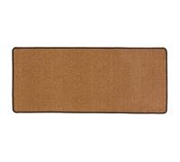 Baroni Home Alfombra de cocina antideslizante, alfombra decorativa para lavabo (57 x 140 cm, marrón)