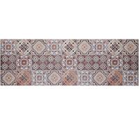 Baroni Home Alfombra Pasillo de Cocina en PVC con Fondo Antideslizante, Alfombra de Cocina Antimanchas y Fácil de Limpiar, Alfombra Pasillo para Pasillo, Óxido 180x60 cm