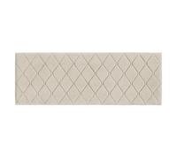 Baroni Home Cabecero de Cama Acolchado de Terciopelo Beige con Estructura Interna de MDF, Doble Gancho de Acero y Altura Ajustable, fácil Montaje en Pared, diseño Elegante y cómodo, 152 x 55 cm