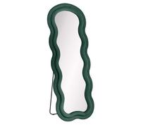 Baroni Home - Espejo de suelo (160 x 60 cm, tapizado en terciopelo, para salón, dormitorio, pasillo, 160 x 60 cm), color verde oscuro